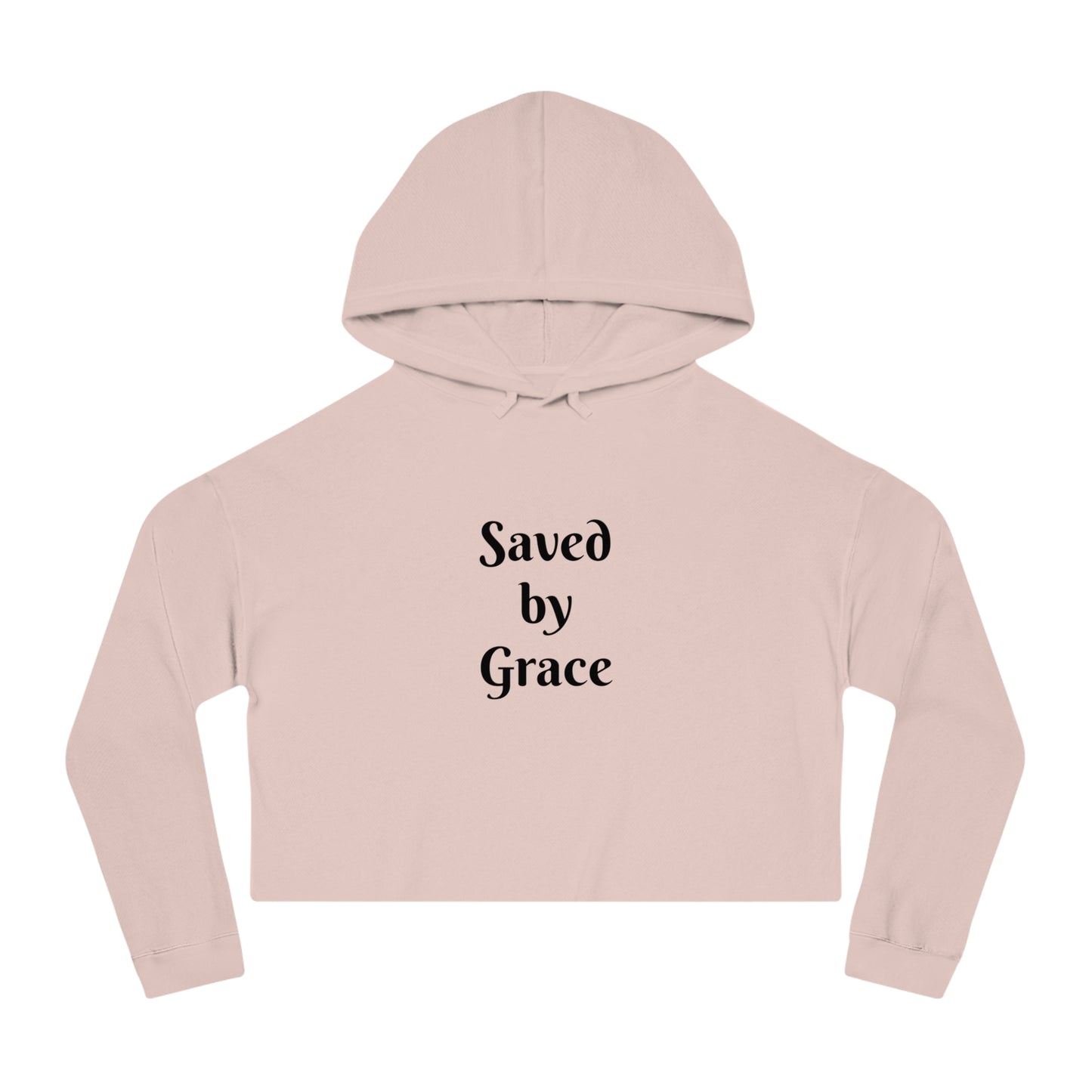Women’s Cropped Saved by Grace Hoody