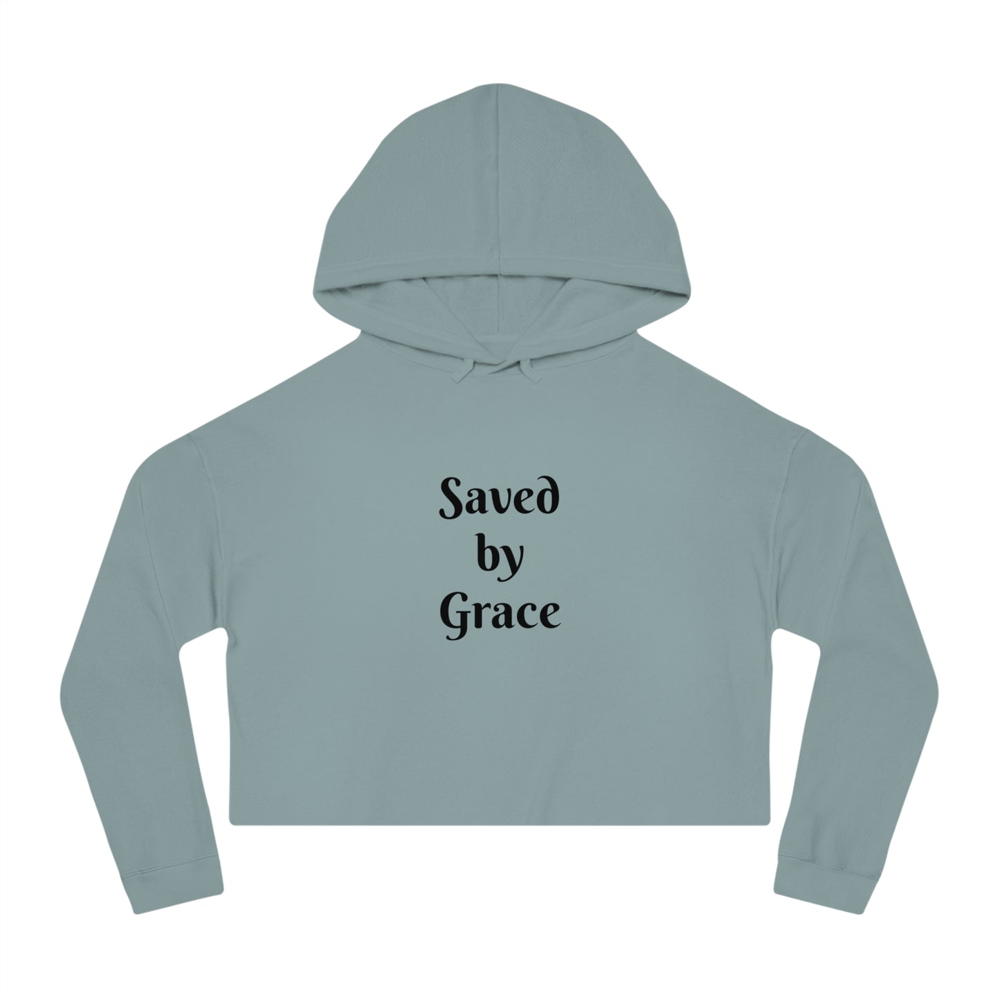 Women’s Cropped Saved by Grace Hoody