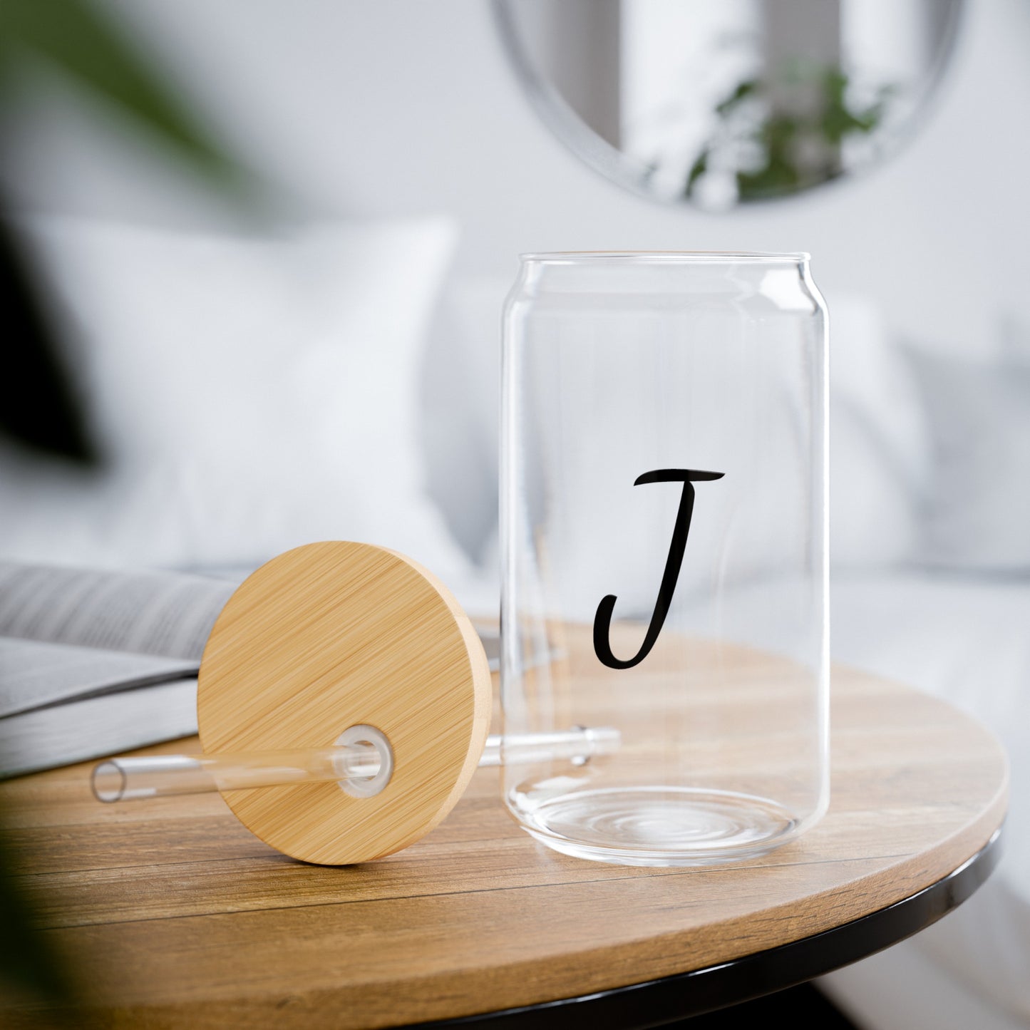 Monogram Sipping Glass "J"