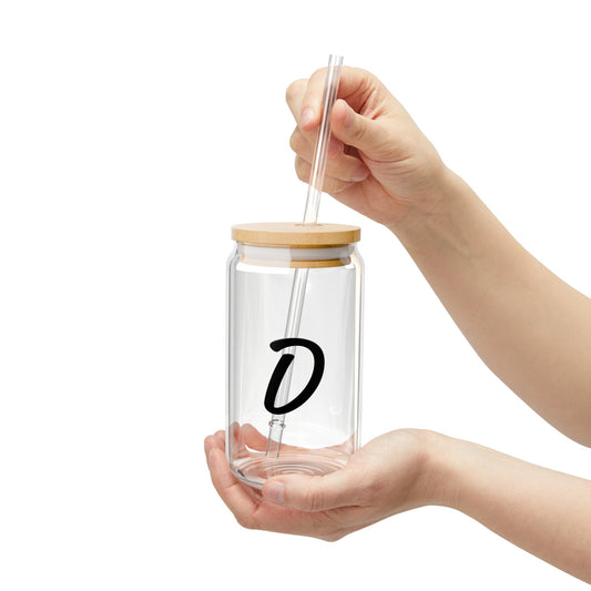 Monogram Sipping Glass "D"