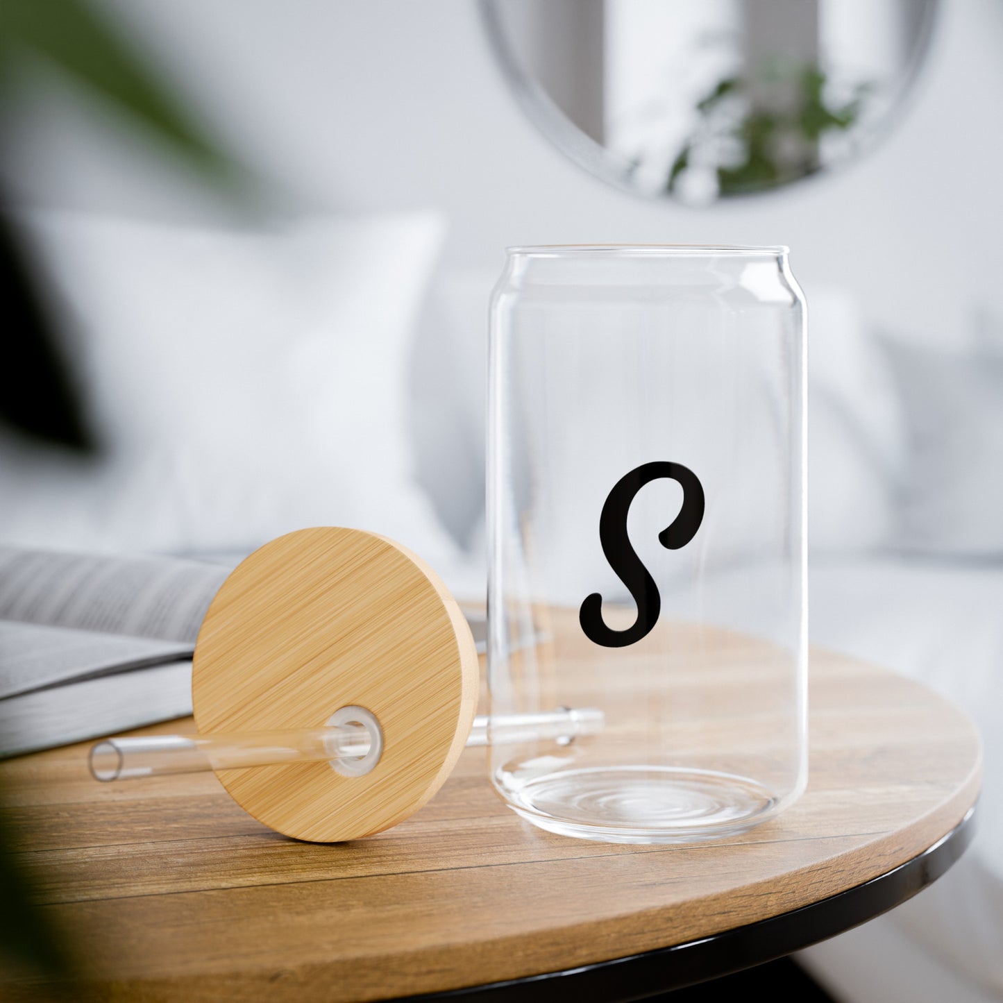 Monogram Sipping Glass "S"