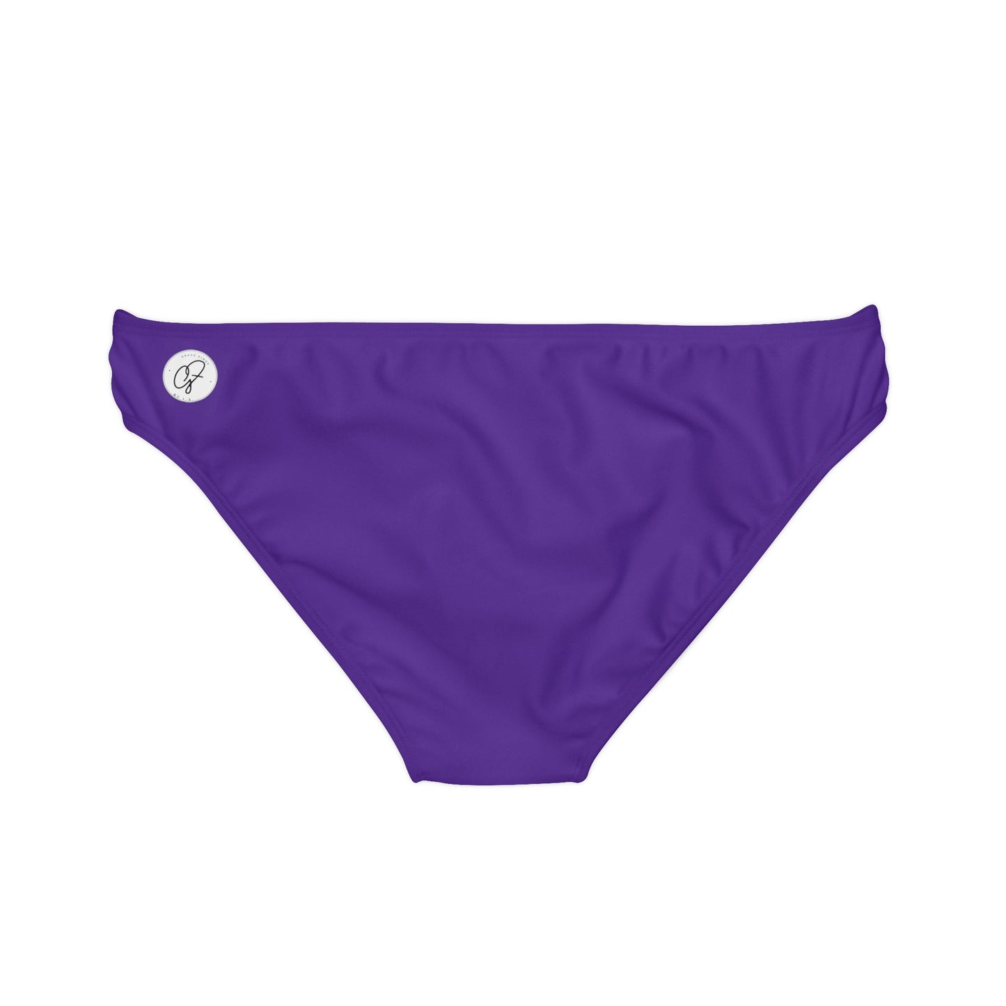 Pruple strappy bikini bottom