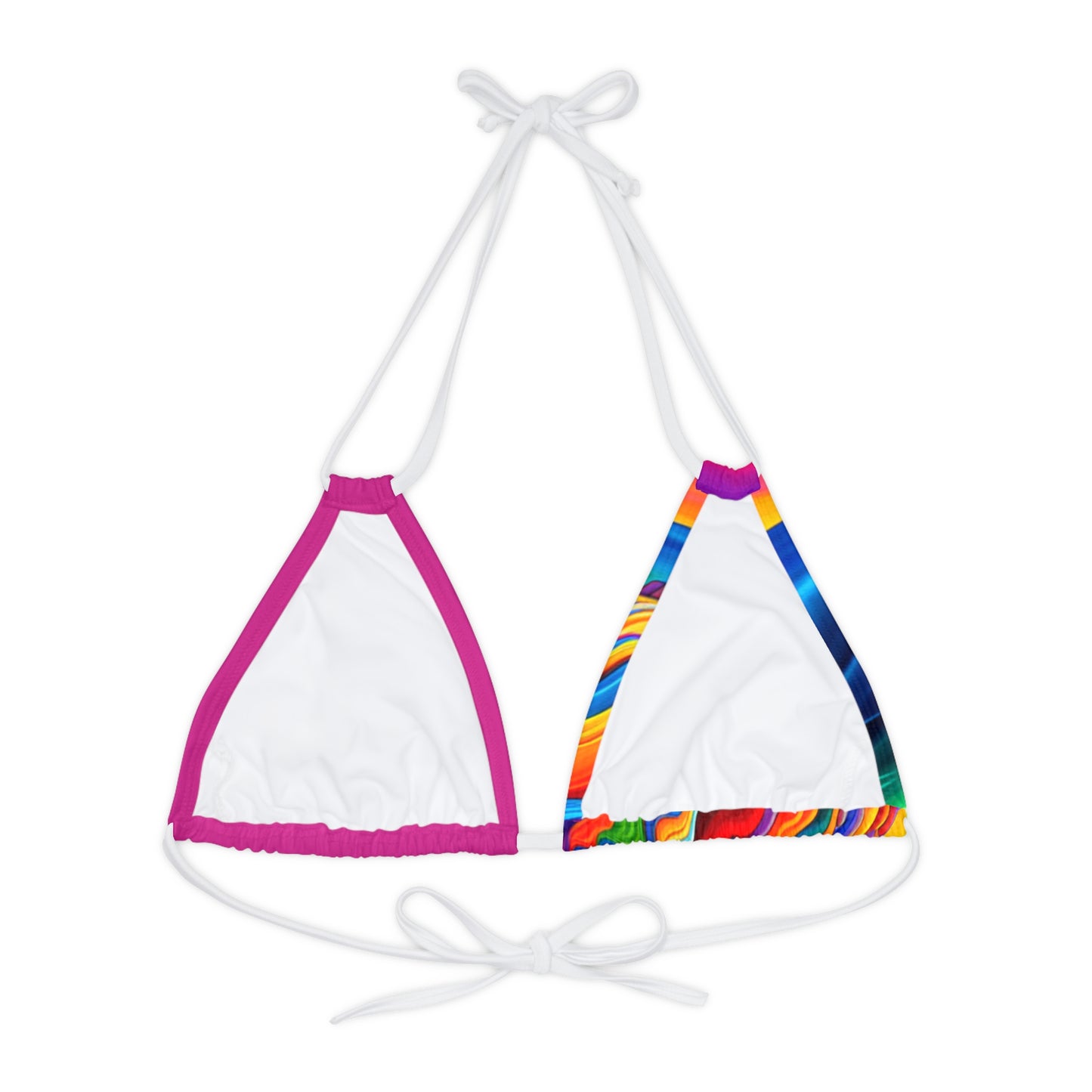 Cool Wave Strappy Triangle Bikini Top